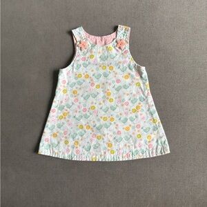 Handmade/Reversible Floral Sleeveless Dress